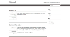 Desktop Screenshot of bitpond.com